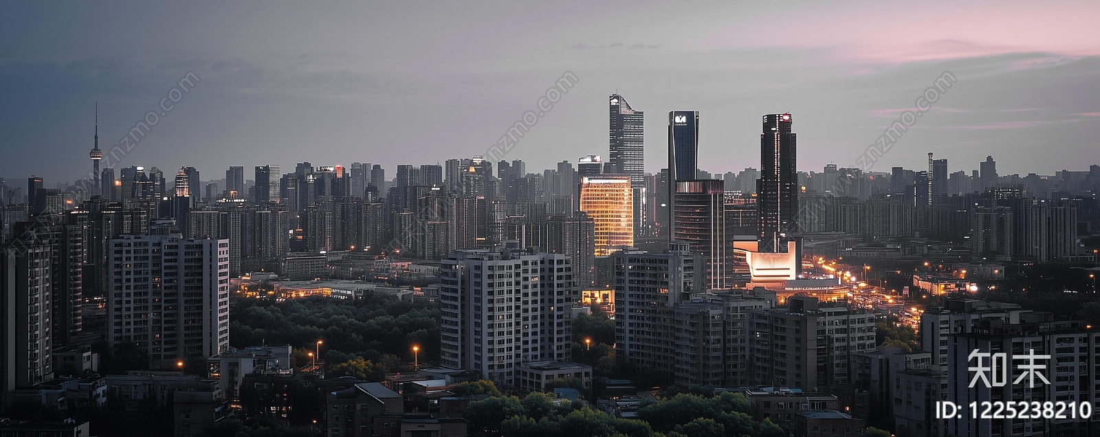 城市背景高清贴图材质