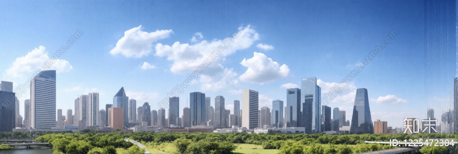 现代城市背景贴图下载【ID:1225472304】