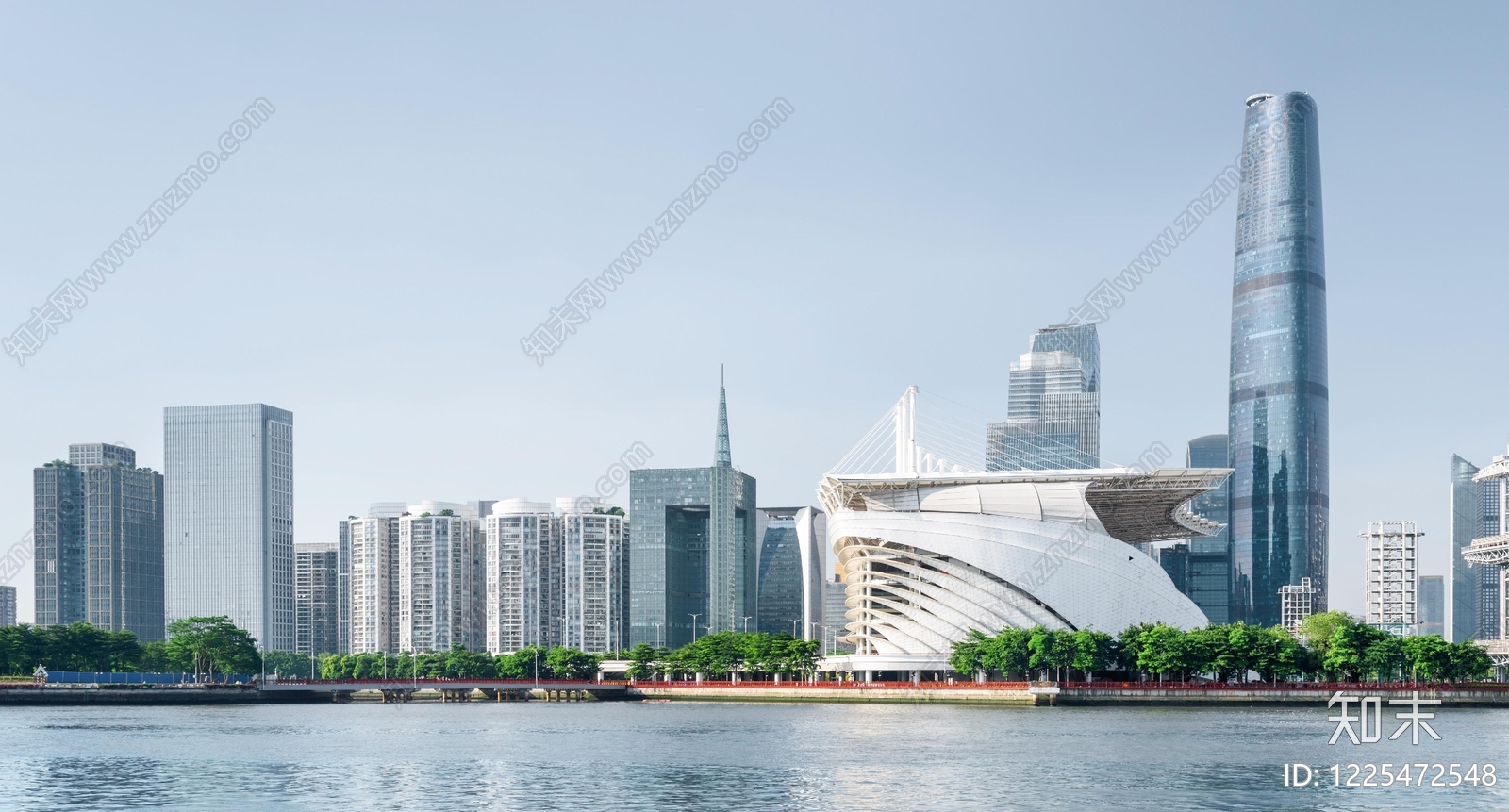 现代城市背景贴图下载【ID:1225472548】