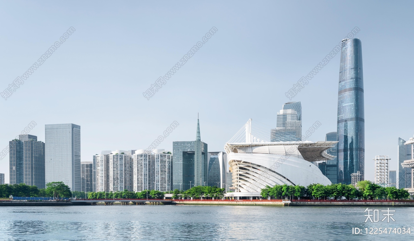 现代城市背景贴图下载【ID:1225474034】