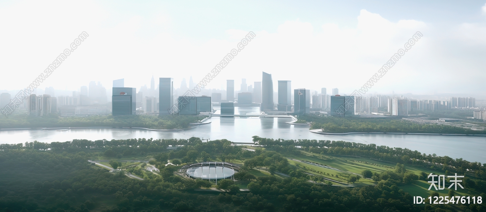 现代城市背景贴图下载【ID:1225476118】