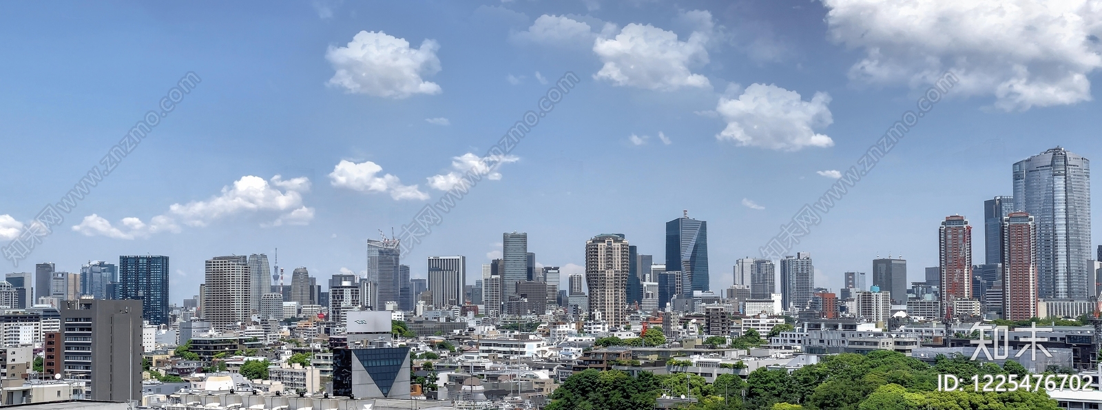 现代城市背景贴图下载【ID:1225476702】