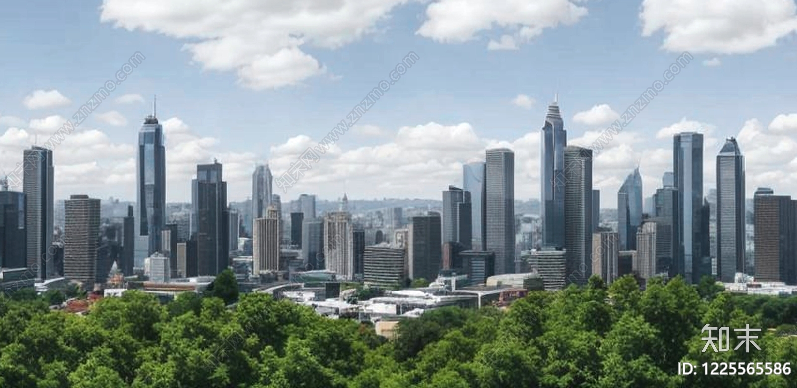 现代城市背景贴图下载【ID:1225565586】