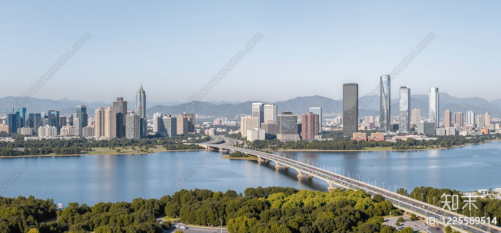 现代城市背景贴图下载【ID:1225569514】