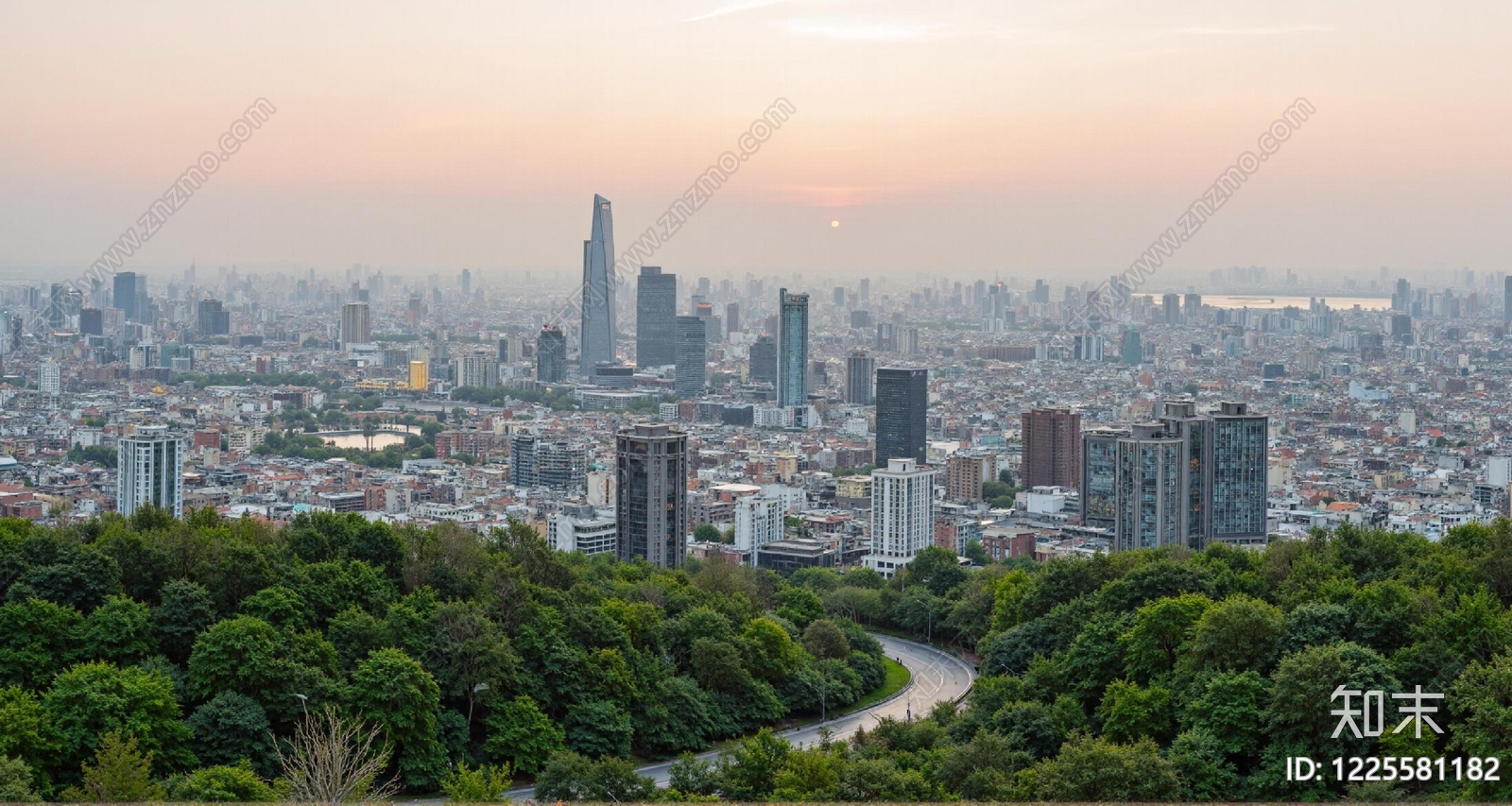 现代城市背景贴图下载【ID:1225581182】