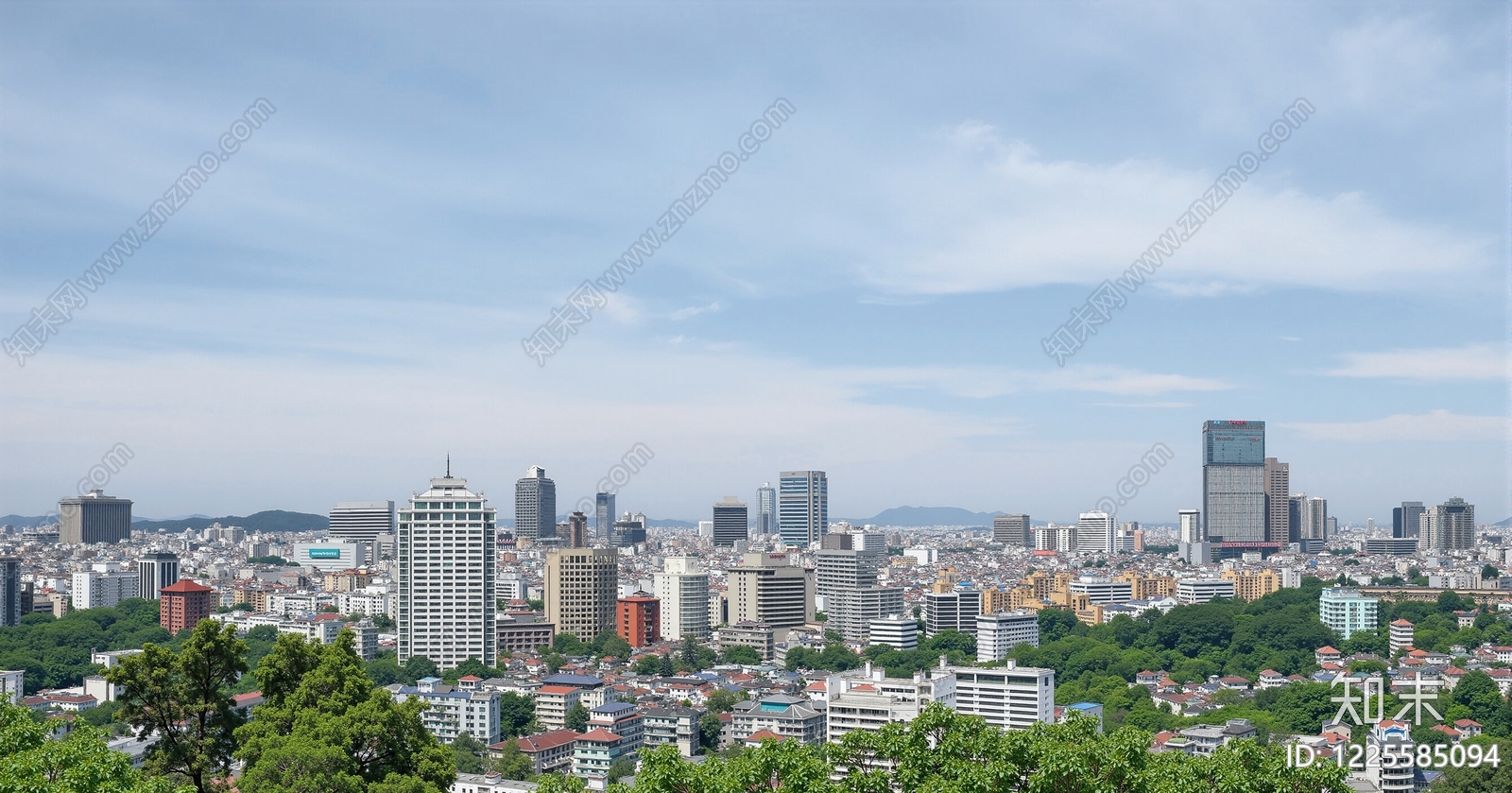 现代城市背景贴图下载【ID:1225585094】