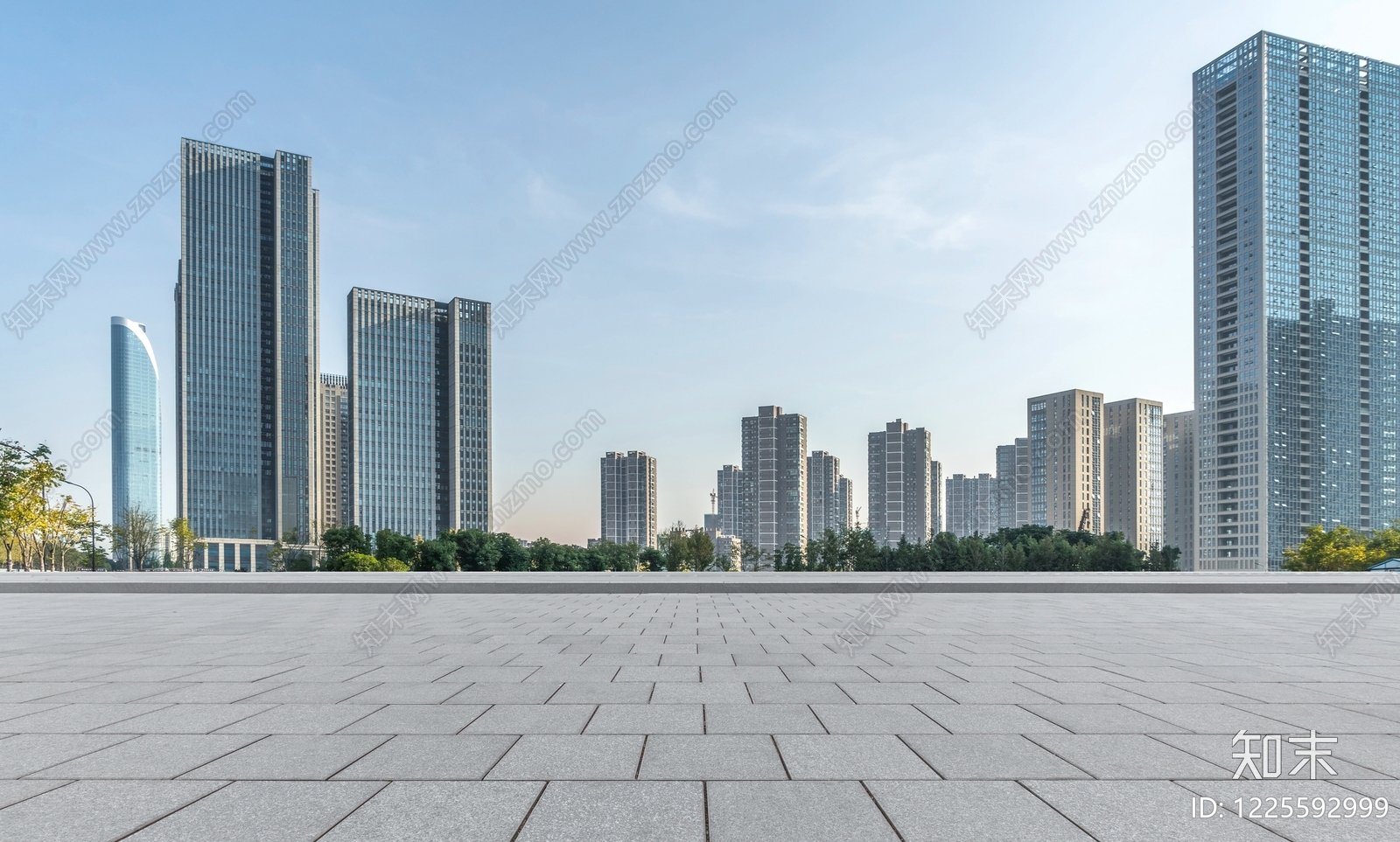 现代城市背景贴图下载【ID:1225592999】