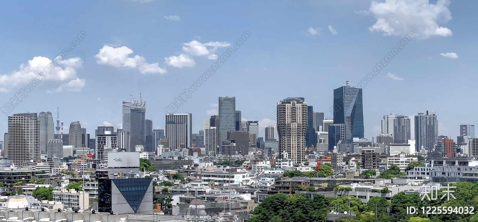 现代城市背景贴图下载【ID:1225594032】