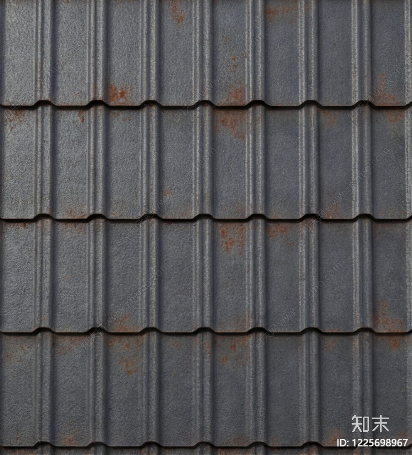 金属瓦贴图下载【ID:1225698967】