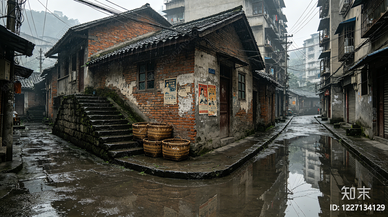 小区HDR贴图下载【ID:1227134129】