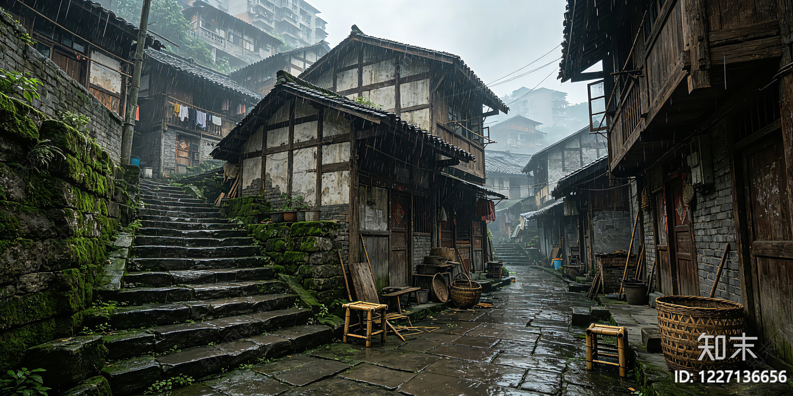 小区HDR贴图下载【ID:1227136656】