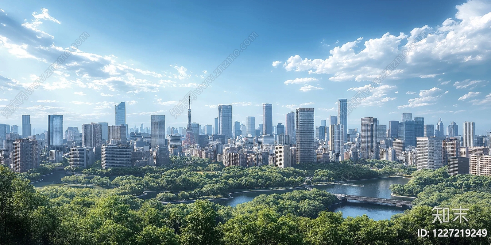 现代城市背景贴图下载【ID:1227219249】