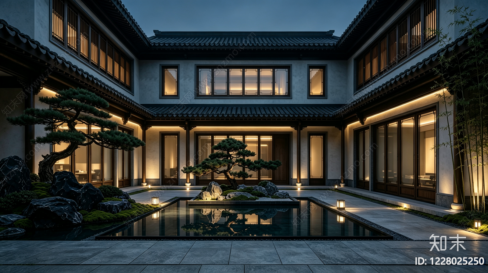 小区HDR贴图下载【ID:1228025250】
