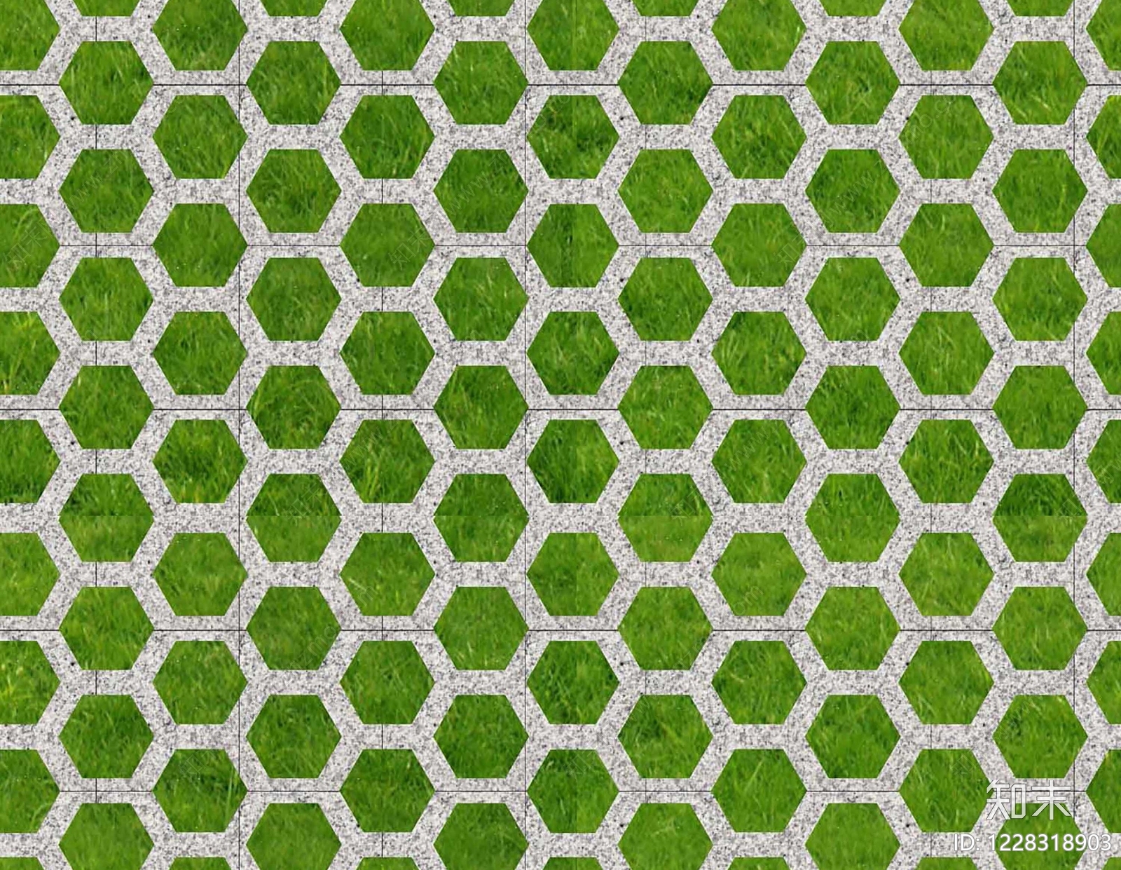 植草砖高清贴图材质