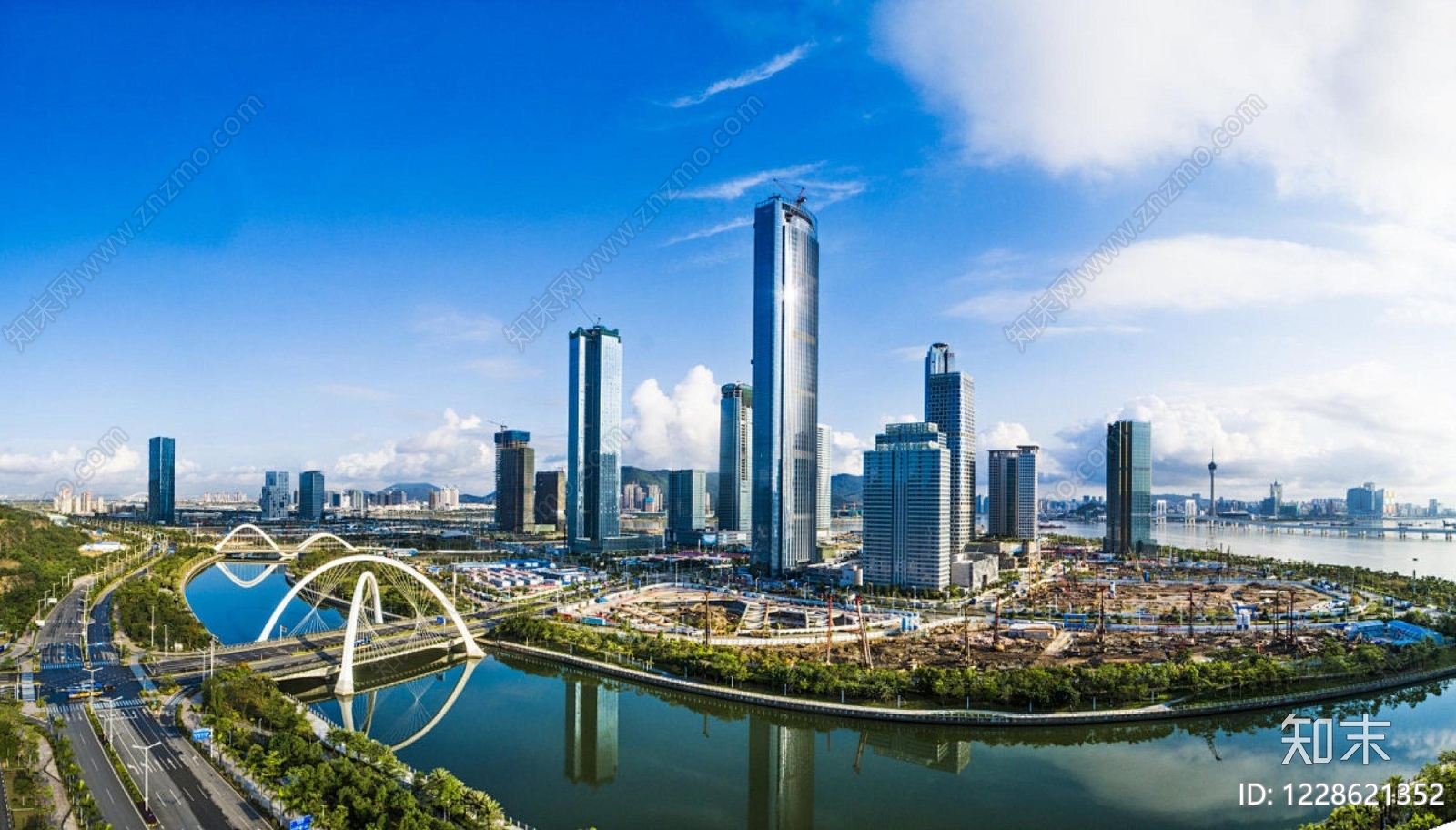 城市背景高清贴图材质