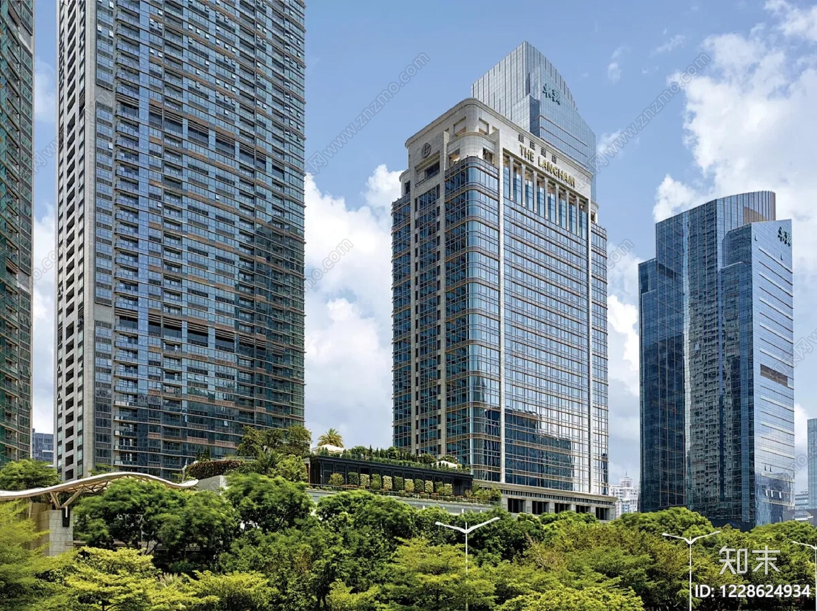 城市背景高清贴图材质