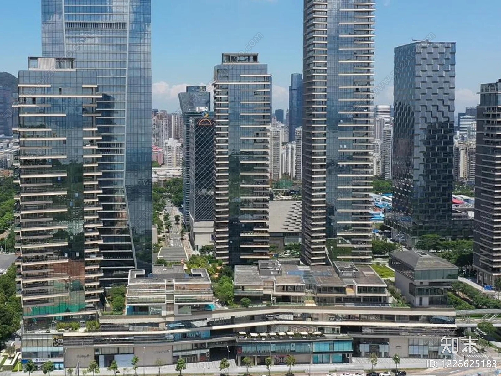 城市背景高清贴图材质