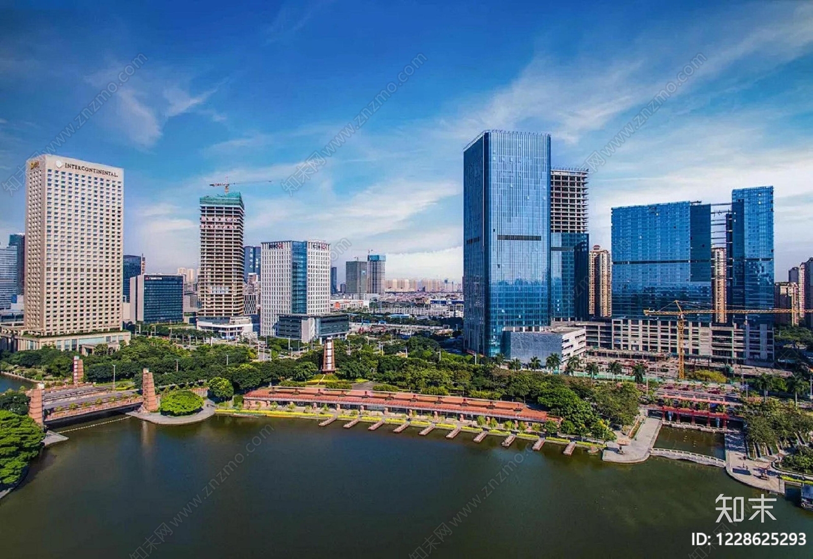 城市背景高清贴图材质