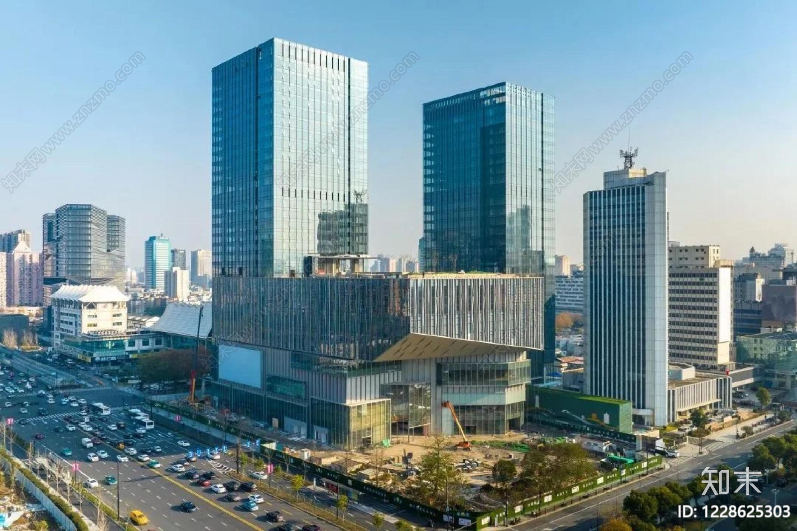 城市背景高清贴图材质