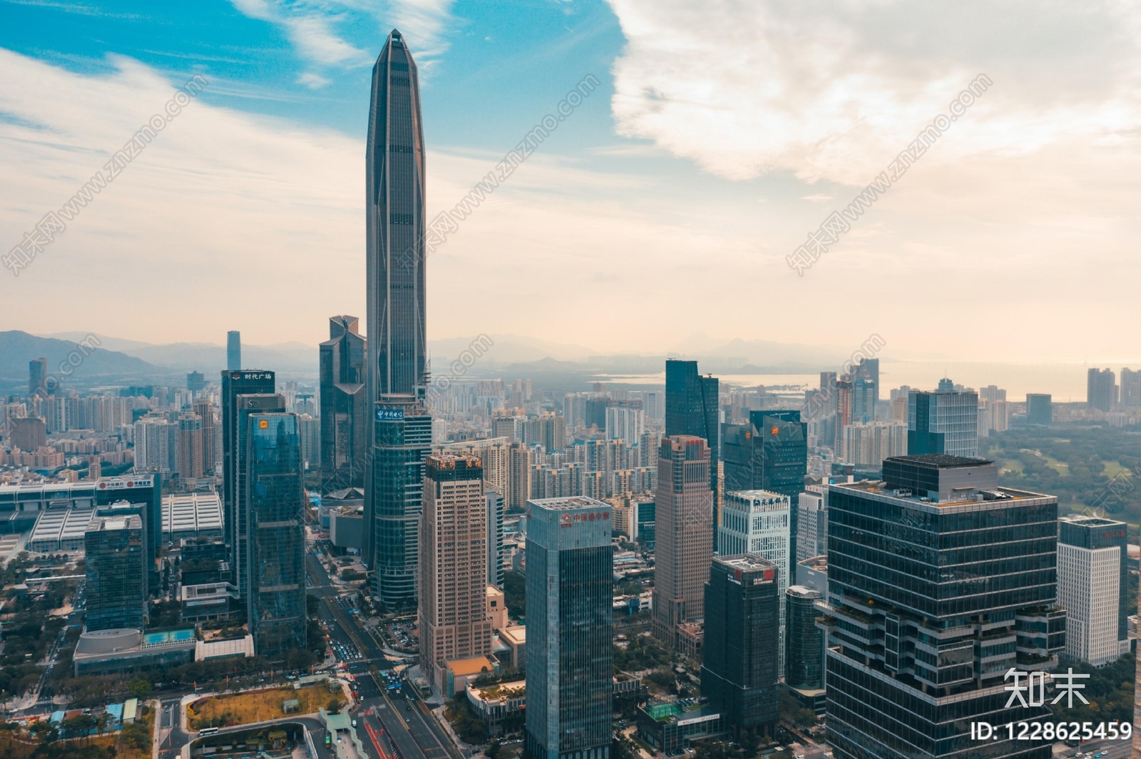 城市背景高清贴图材质