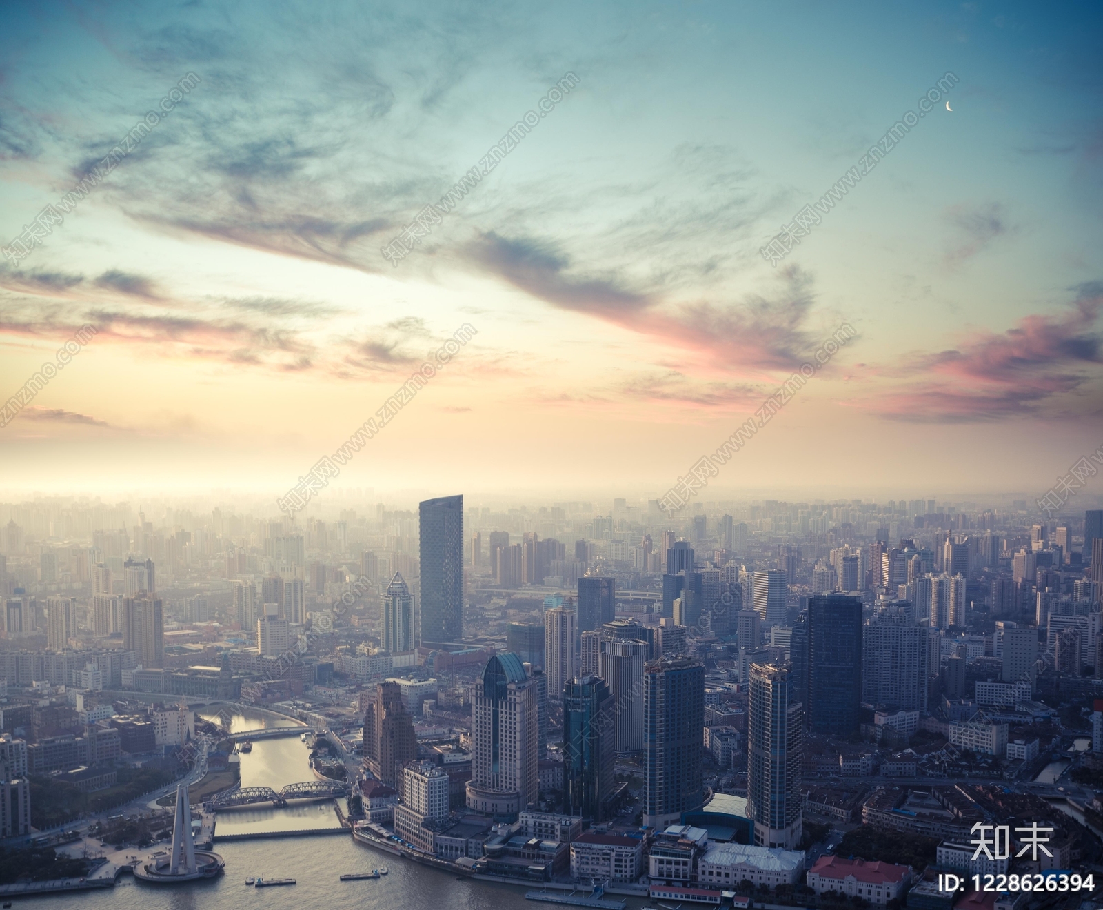 城市背景高清贴图材质
