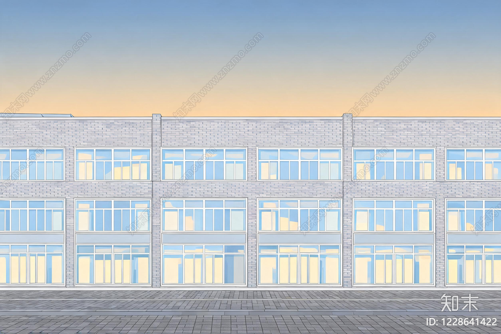建筑外立面高清贴图材质
