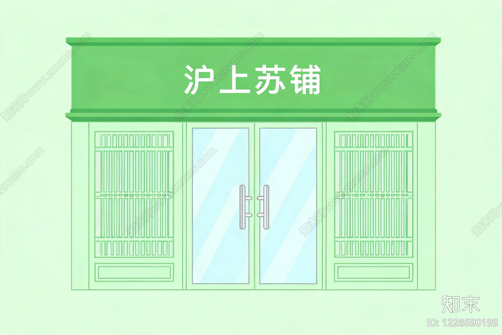 店铺高清贴图材质