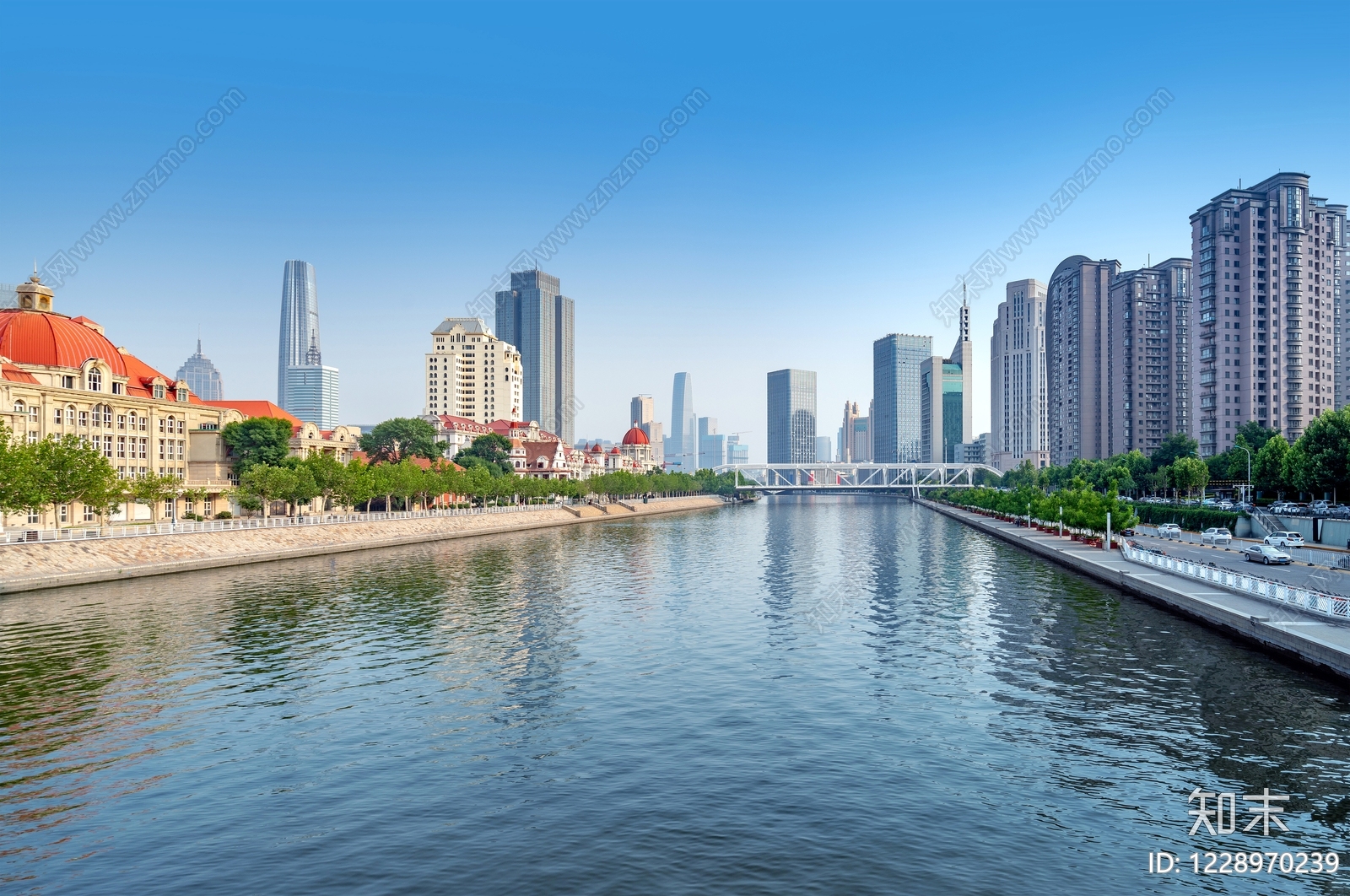 现代城市背景贴图下载【ID:1228970239】