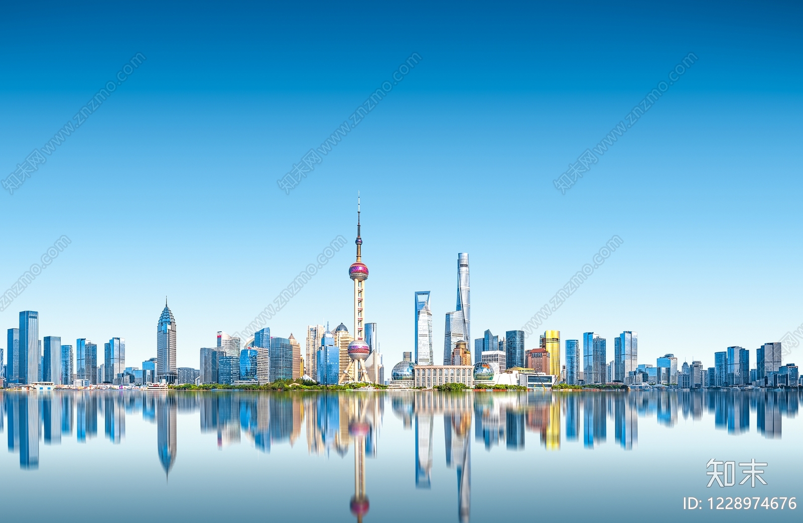 现代城市背景贴图下载【ID:1228974676】