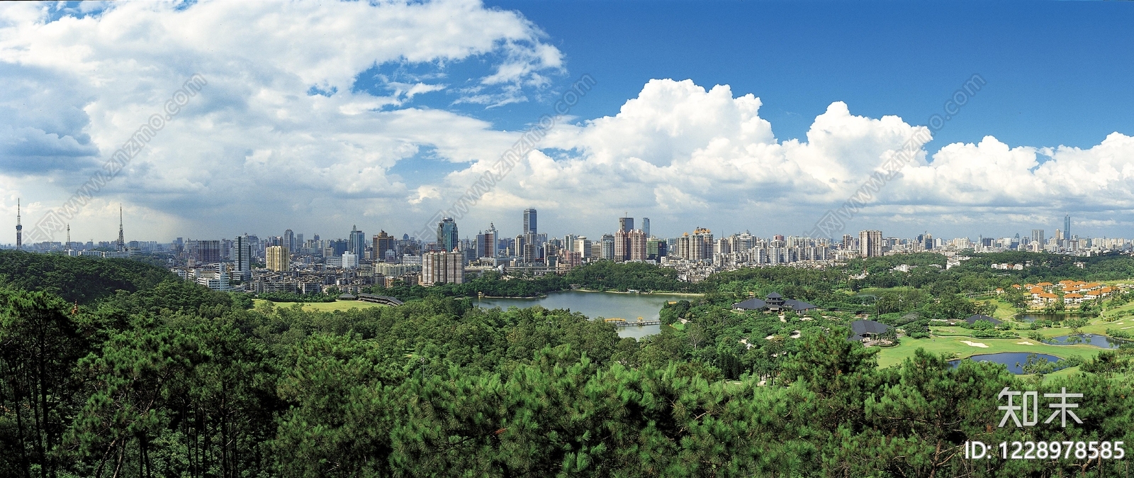 现代城市背景贴图下载【ID:1228978585】