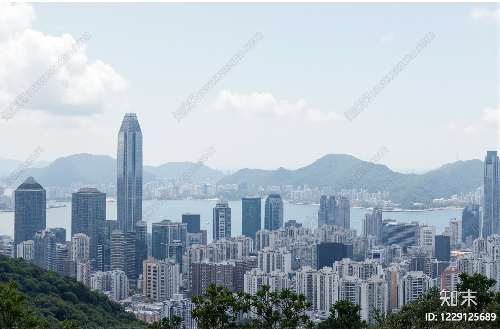 城市背景高清贴图材质