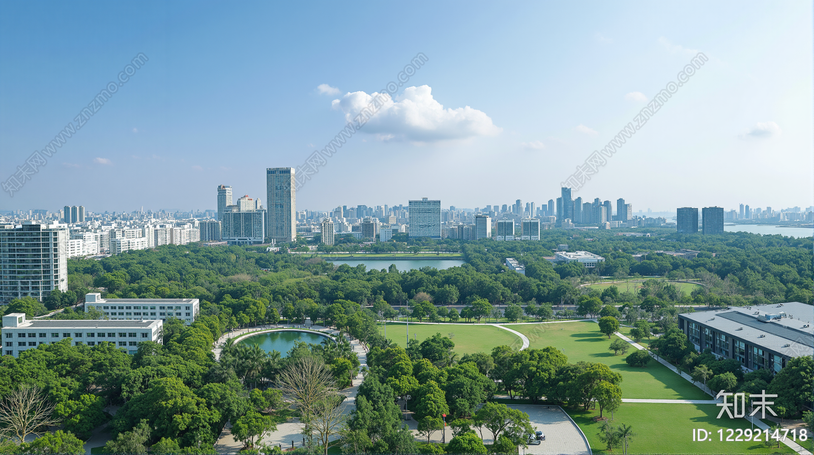 城市背景高清贴图材质