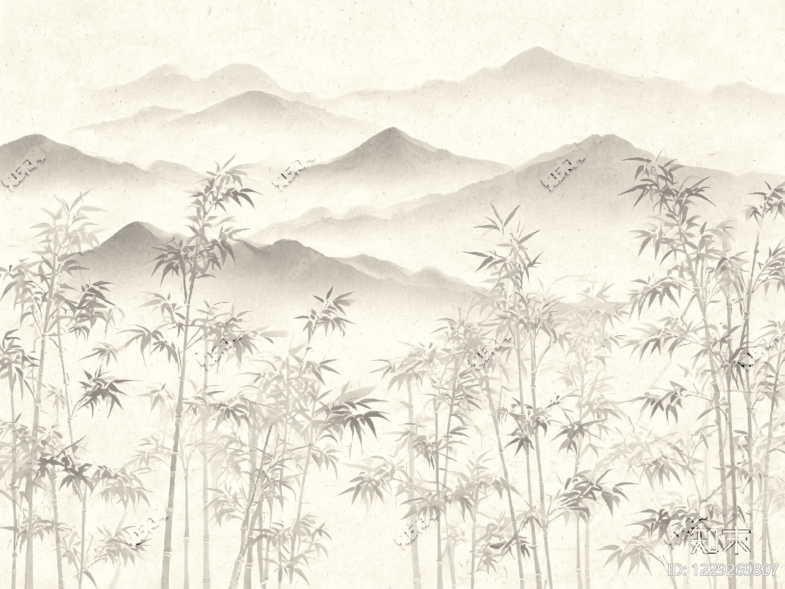 山水高清贴图材质