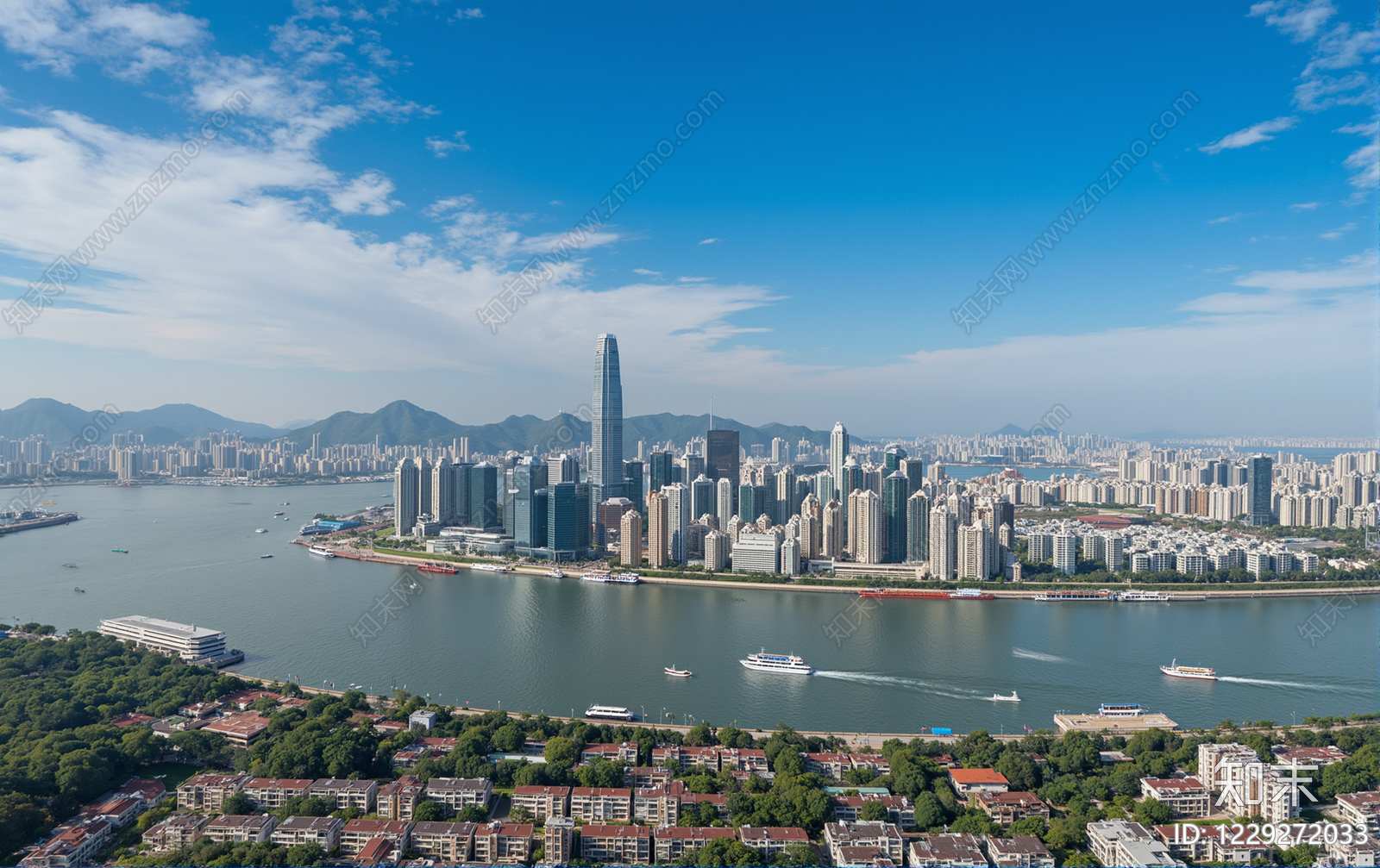 现代城市背景贴图下载【ID:1229272033】