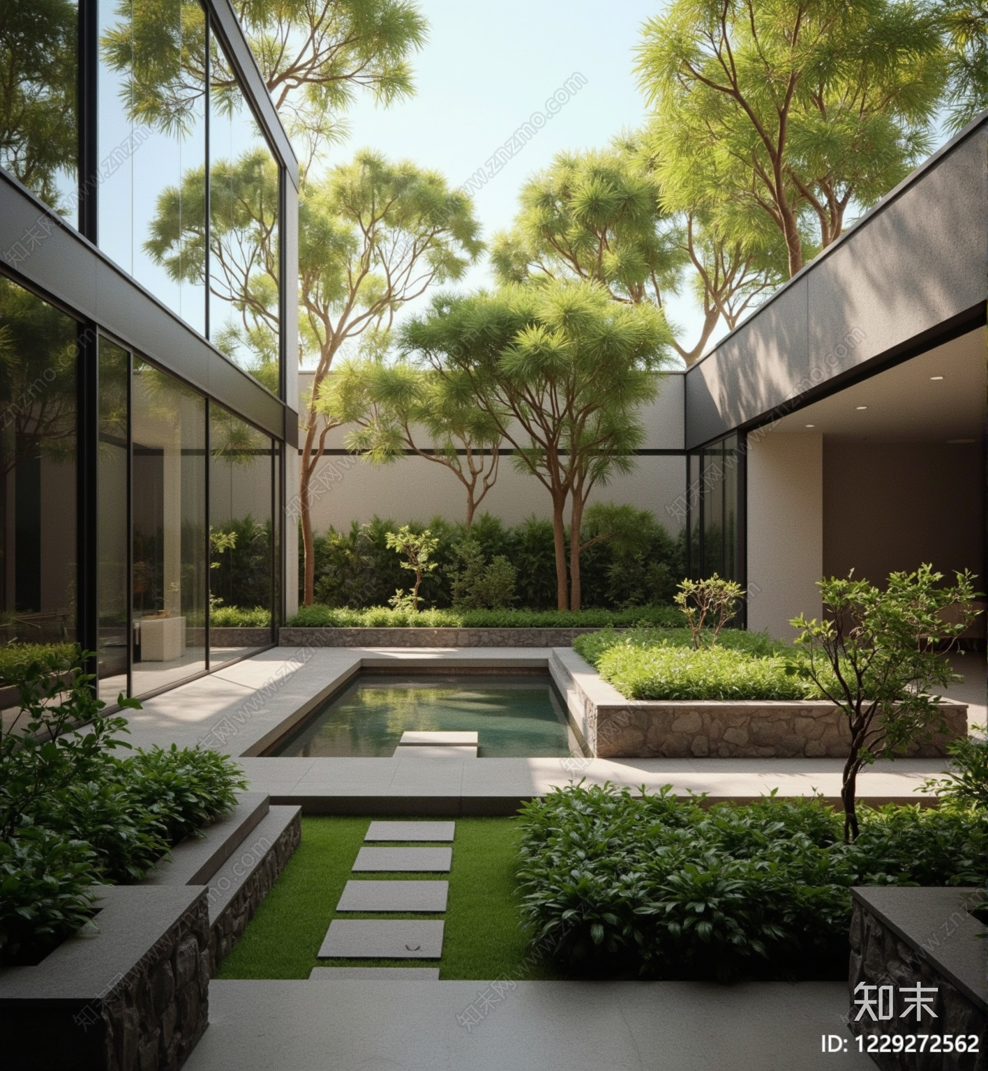 现代其它外景贴图下载【ID:1229272562】