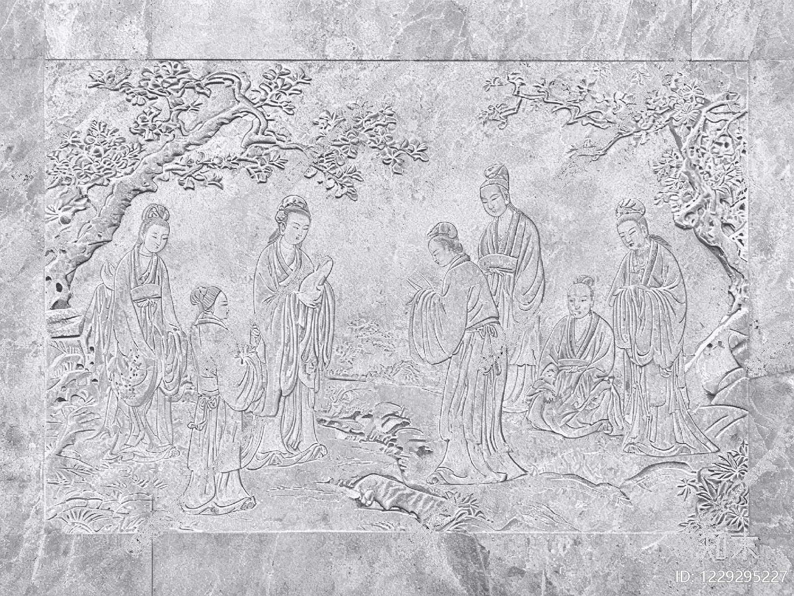 石雕贴图下载【ID:1229295227】