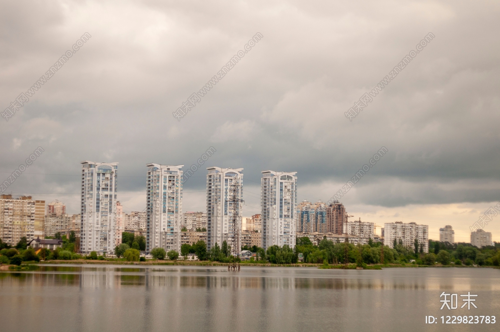 城市背景贴图下载【ID:1229823783】