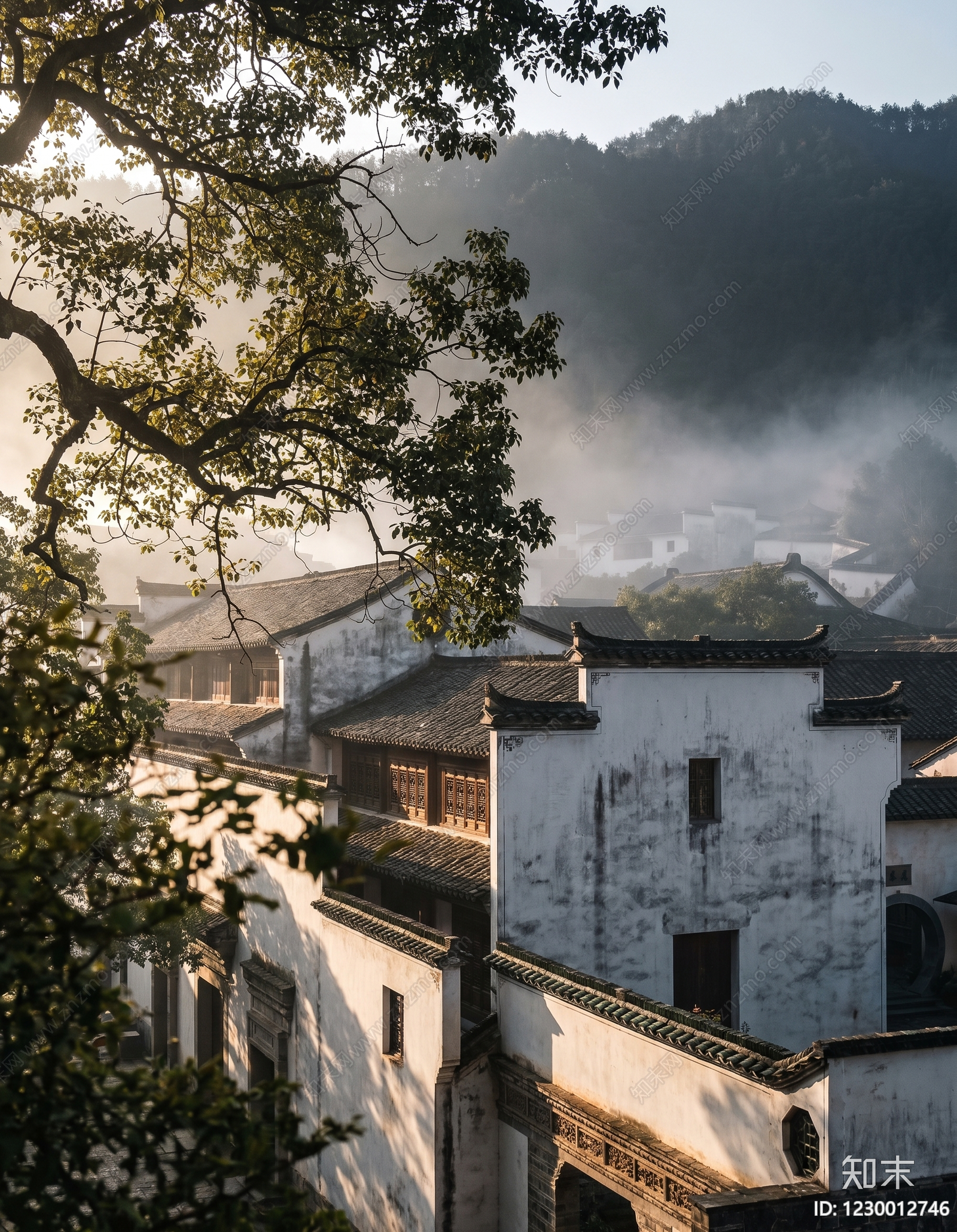街道外景高清贴图材质