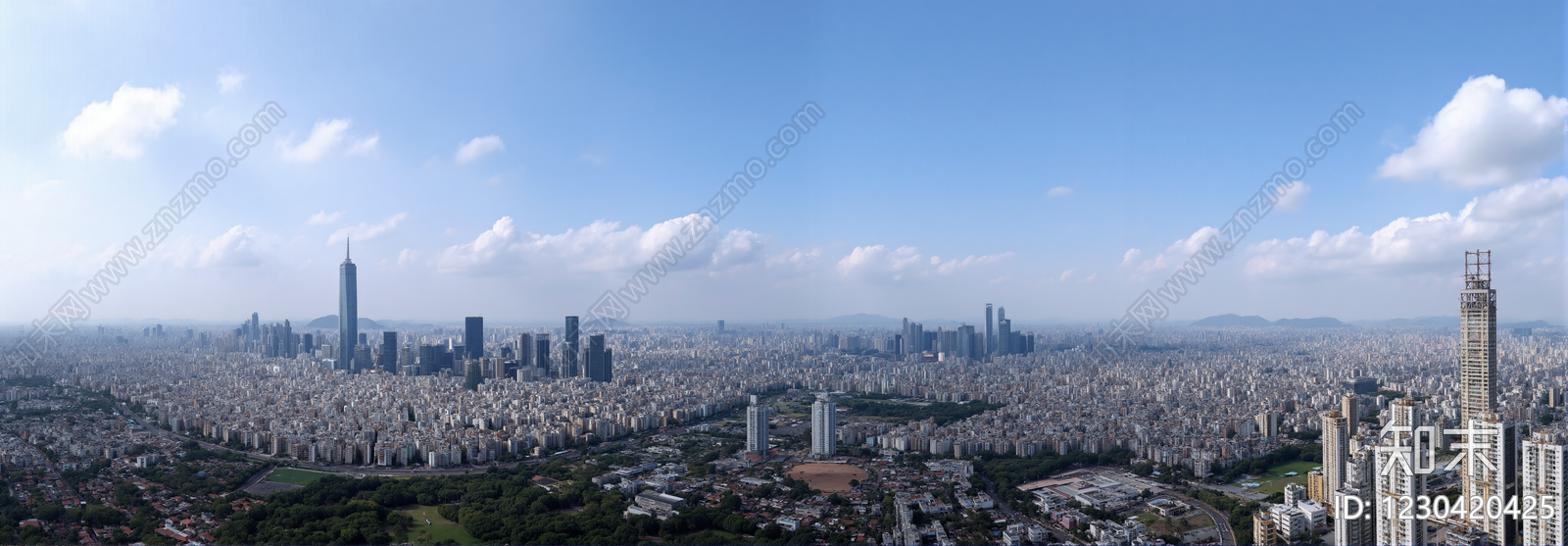 现代城市背景贴图下载【ID:1230420425】