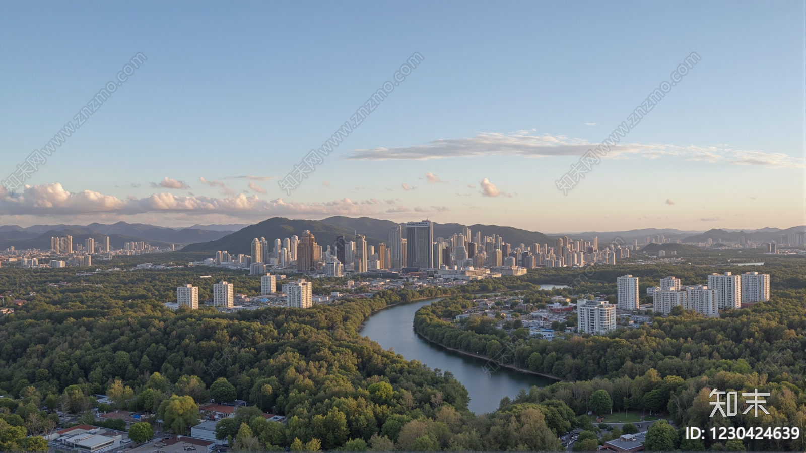 现代城市背景贴图下载【ID:1230424639】