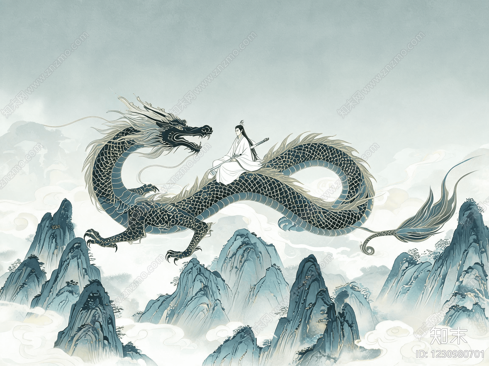 山水高清贴图材质