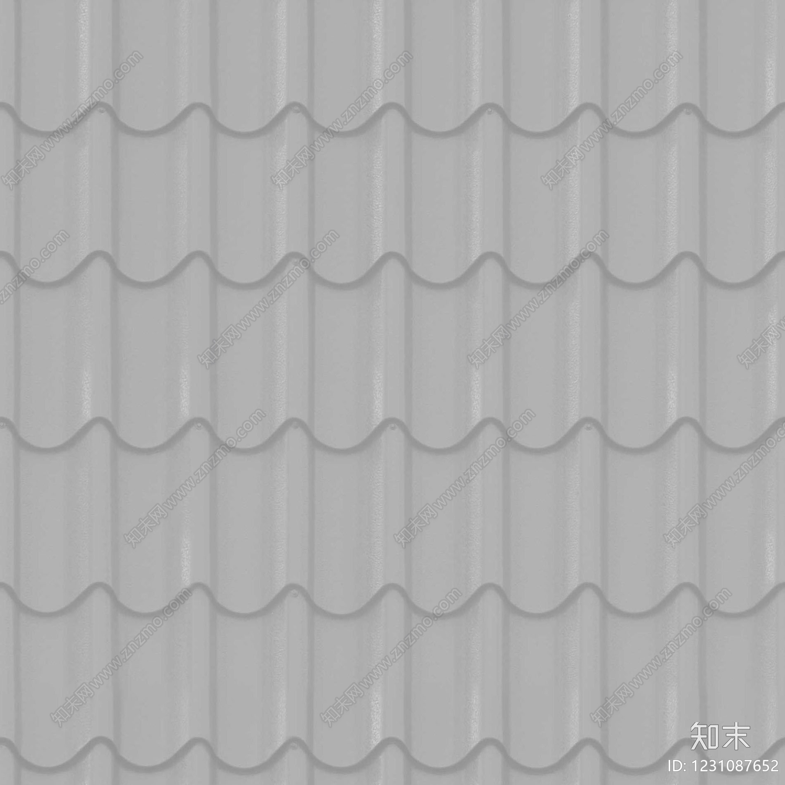 现代金属瓦贴图下载【ID:1231087652】