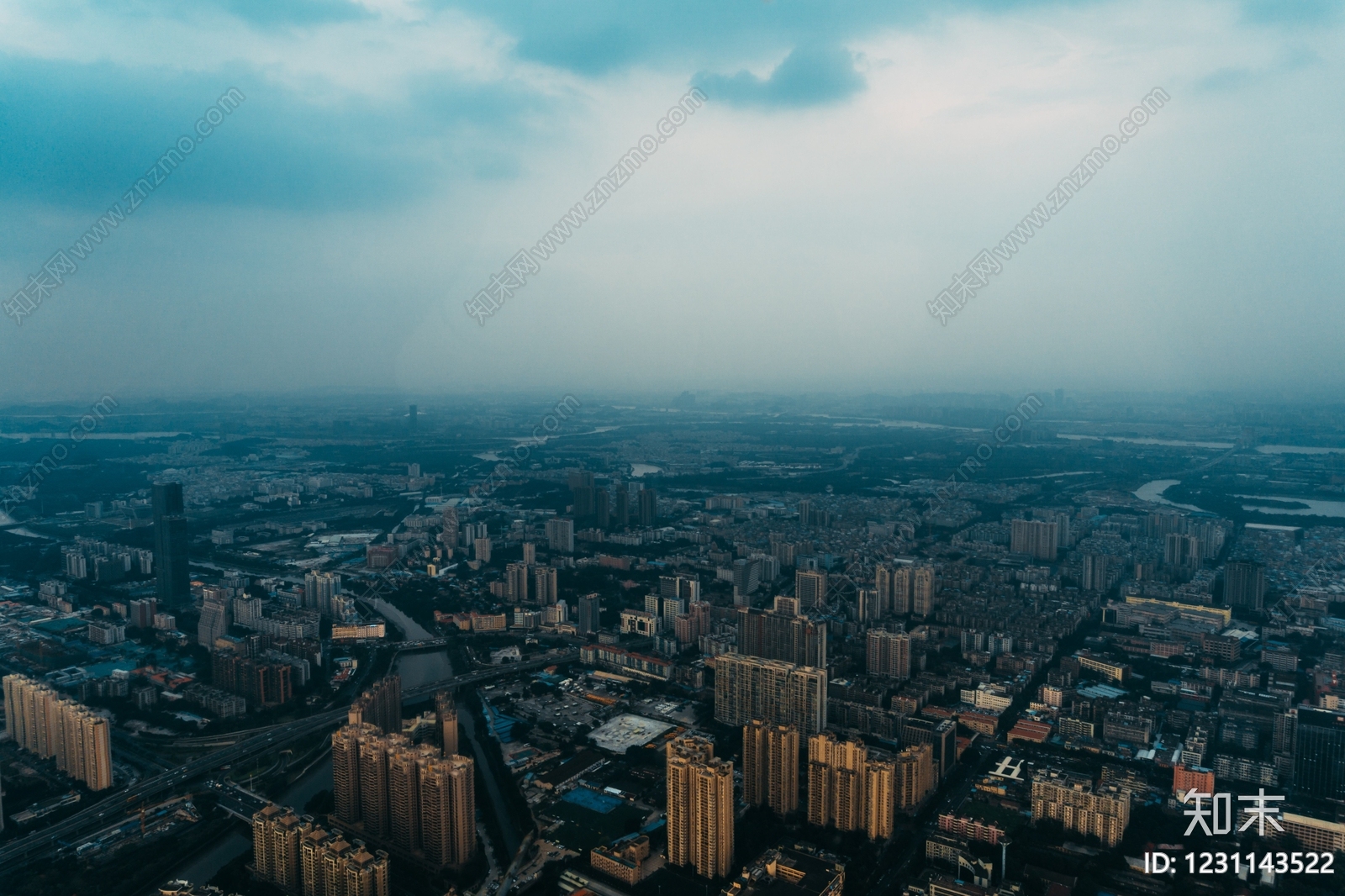 城市背景高清贴图材质