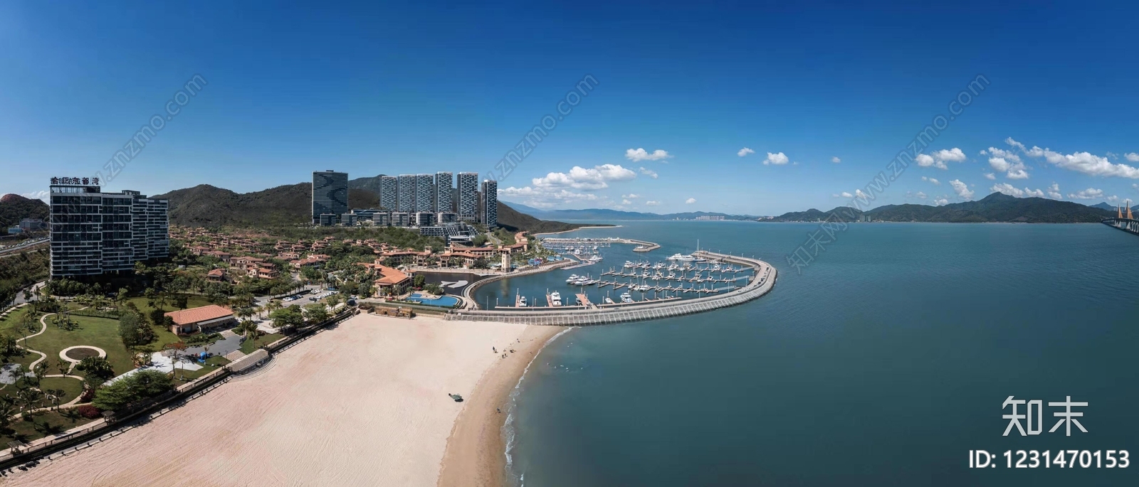 城市背景高清贴图材质