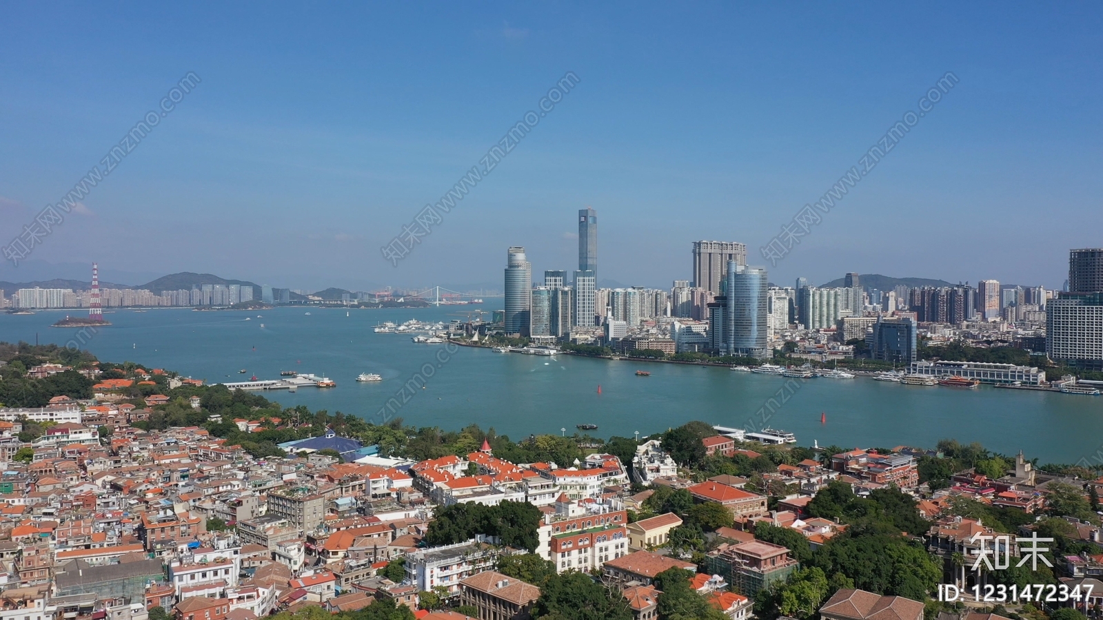 城市背景高清贴图材质