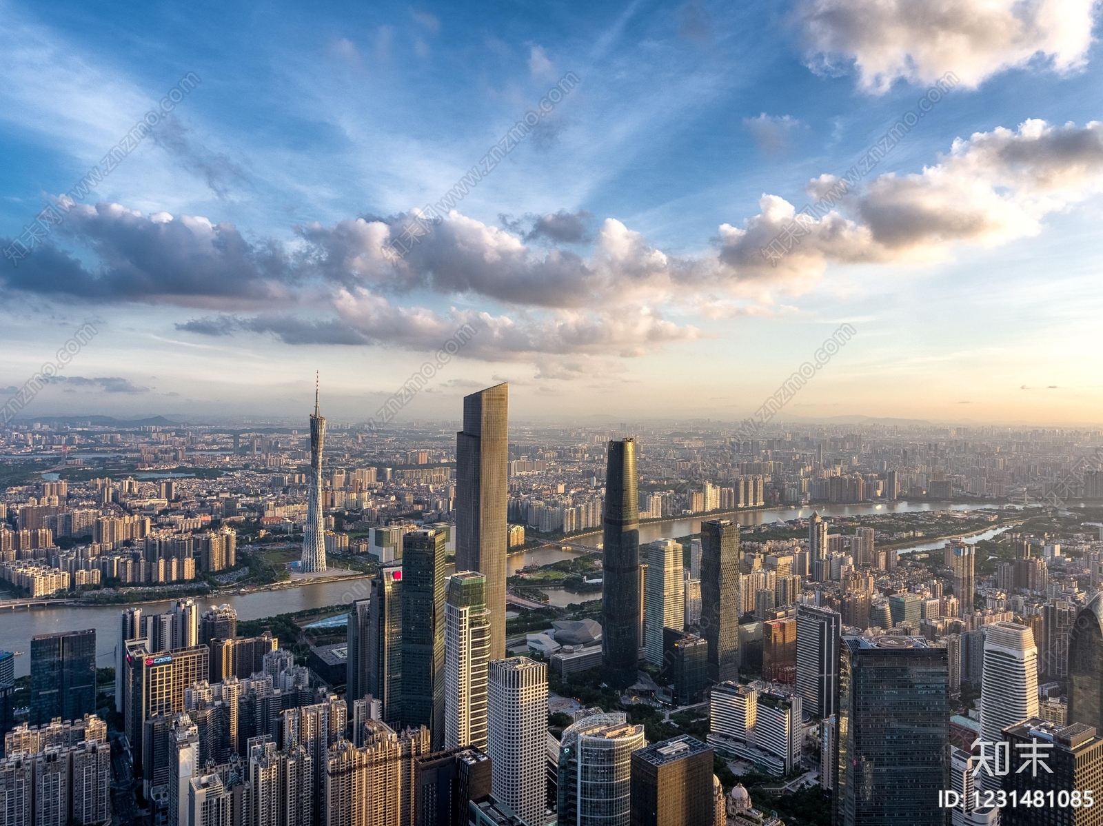 城市背景高清贴图材质