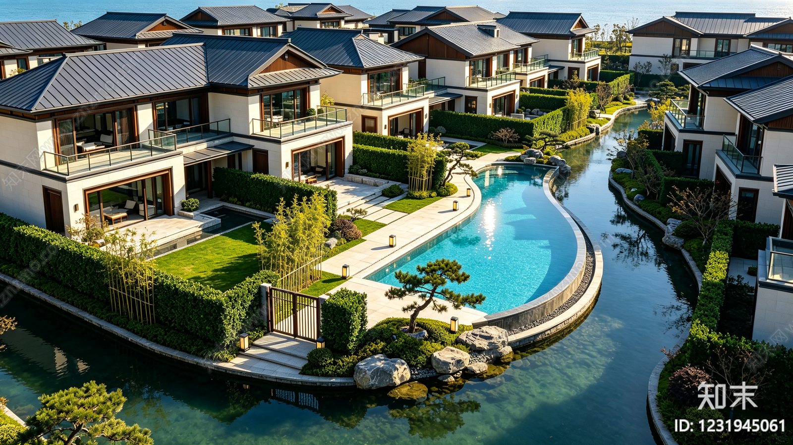 小区HDR贴图下载【ID:1231945061】