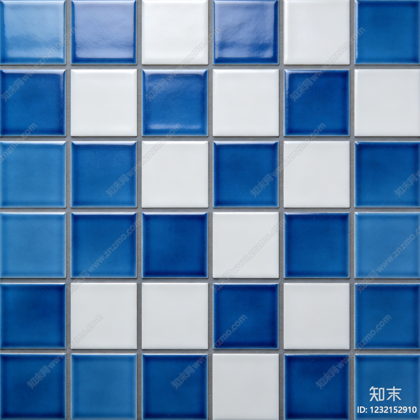 蓝色马赛克高清贴图材质