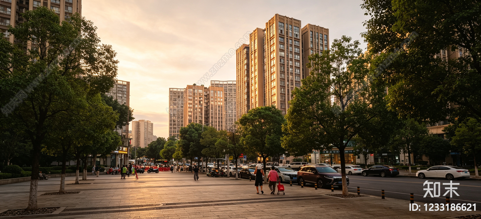 小区HDR贴图下载【ID:1233186621】