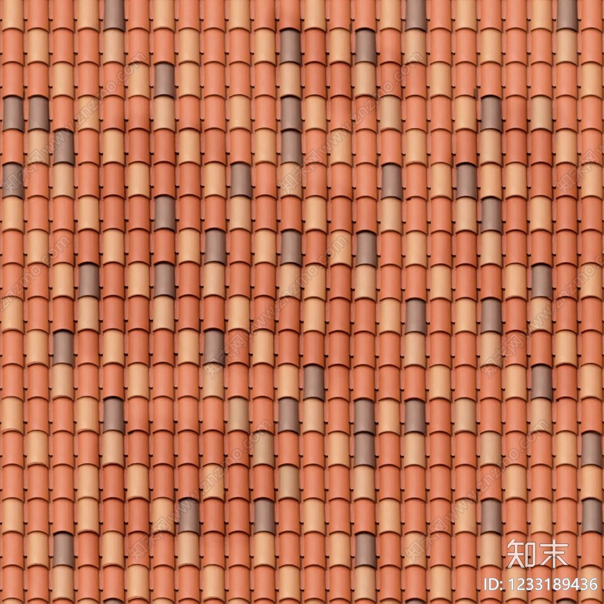 粘土瓦贴图下载【ID:1233189436】